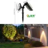 Lámpara Solar para Exteriores, Patio, Jardín, Reflector, Impermeable, Iluminación Súper Brillante, Moderna, Control de Luz Inteligente, Lámpara de Paisaje para Suelo