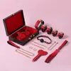 Productos para Adultos Accesorios de Entrenamiento Esposas Pinzas para Pezones Herramientas de Tortura Sm Juego de Ataduras para Masturbación Juguetes Esenciales para Entrenamiento