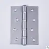 Dobradiça de Ferro 4 polegadas Dobradiça para Abertura Plana Portas de Madeira, Gabinete e Guarda-Roupa Porta e Janela Acessórios de Ferragem, Dobradiça Tridimensional
