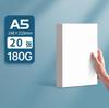 Cartolina Branca Holandesa A4 Espessada para Arte e Pintura Feitas à Mão, Cartolina Dura para Jornais Manuscritos Infantis, Papel Especial para Marcadores, Branco