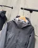 ¡Tecnología Negra de Triple Protección Teflon! Chaqueta con capucha para exteriores a prueba de viento e impermeable para pareja 11166