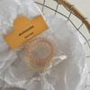 Par de Gomas para el Cabello Estilo Coreano de Color Transparente tipo Cable Telefónico para Mujeres, Accesorios Elásticos de Moda y Simples para el Cabello
