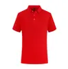 Nueva Camiseta de Algodón Peinado Engrosada con Cuello Camisero, Camiseta Promocional para Hombres y Mujeres, Polo Bordado, Ropa de Trabajo Corporativa