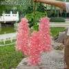 Flores Falsas de Glicina Flores Violetas de Techo Enredaderas de Flores Decoración de Boda Interior Enredaderas Tiras de Flores de Plástico Plantas Enredaderas