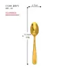 Aço Inoxidável 304 Colher de Café Dourada Colher de Mexer Colher Doméstica Colher Banhada a Ouro Colher para Mingau Sopa Colher Multiuso