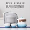 Lotus Uma Panela Duas Xícaras Copo Expresso Bolsa Portátil para Acampamento ao Ar Livre Conjunto de Chá de Viagem Traje de Chá Simples para Casa