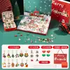 Árbol de Navidad 2025 Caja de Regalo de Cuentas Poke Pulsera de Cuentas Diversión para Perforar Agujeros Caja Ciega Navideña para Niñas Juguete de Regalo de Cumpleaños
