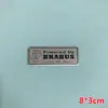 Aplicable a Pegatina para Coche Mercedes-Benz Clase C Clase E GLC GLA GLB Pegatina Decorativa de Metal Logo AMG Placa de Nombre BRABUS Logo de Aluminio