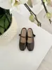 Zapatillas de Media Punta Cerradas Estilo Francés 2026 Modelo Nuevo Zapatos para Combinar con Faldas, Aumentan la Altura 3 cm para Mujeres Bajitas, Sandalias de Exterior para Mujer