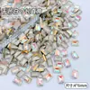 4X6Mm Largo Recto Punta Inferior Cristal Uña Portátil Decoración Decoración de Uñas Artísticas Celebridad de Internet Diamante para Uñas Artísticas Venta al por Mayor