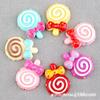 Pirulito DIY Acessórios de Cabelo Doce Comida Brinquedo Acessórios Capinha de Celular Acessórios de Resina Cola Creme Materiais para Acessórios de Cabelo com Creme