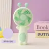 Nuevo Ventilador de Mano para Niños, Ventilador Portátil Recargable por USB para Exteriores, Mini Ventilador de Escritorio de Dibujos Animados para Estudiantes