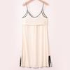 Estilo Novo de Verão com Bojo e Camisola Estendida, Peça Única Sem Mangas de Saia Longa, Peça Única com Alças Finas, Saia Sexy para Casa, Camisola Feminina