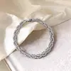 Pulseira de Zircônia Banhada a Ouro 14K Real, Pulseira de Luxo Acessível Estilo Francês, Joia de Design de Nicho de Alta Qualidade para Mulheres