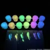 Pigmento Luminoso Tinta Infantil Grafite Conjunto de Pigmentos Brilhantes Pintura Manual DIY Roupas e Sapatos Boneco de Gesso Pigmento Fluorescente