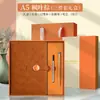 Set de Caja de Regalo de Cuaderno con Hebilla de Alto Valor A5 para Reuniones Corporativas y Toma de Notas en la Oficina, Personalizable con Logo