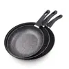 Sartén Antiadherente Multiespecificación para el Hogar Hecha de Aluminio para Freír Huevos y Bistec, Sartén de Cocina para el Hogar, Venta al por Mayor de Sartén