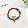 Cuerda para el cabello vegetal femenina coreana linda cuerda para el cabello pequeña fresca banda de goma dulce accesorios para el cabello banda para el cabello venta al por mayor tocado