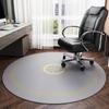Alfombrilla para suelo de silla giratoria estilo chino alfombrilla antideslizante para silla de escritorio alfombra para pies de escritorio de computadora alfombrilla protectora para suelo de madera