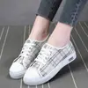 Zapatos de Lona de Estilo Nuevo de Primavera para Mujer, Zapatos Deportivos Casuales Transpirables de Moda, Zapatos Planos Versátiles Estilo Coreano para Estudiantes