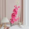 Simulação de flor delphinium Hyacinth cerimônia de casamento salão de casamento guia decorativo linha de flores 2 garfo reunindo arranjo de flores com Flower Hotel