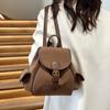Bolso de diseño nicho 2024 nuevo mochila versátil para mujer bolso de cubo portátil mochila escolar retro para viaje