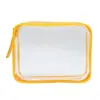 Bolsa de aseo transparente de PVC, Bolsa de almacenamiento de viaje impermeable, Bolsa de maquillaje portátil, Estilo moderno simple, Admite personalización