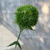 Simulación Clavel Verde planta de simulación decoración de arreglo floral para el hogar planta verde accesorios de fotografía para exteriores flor para vestido de novia