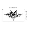 Pegatinas de tatuaje temporales que cambian de color de oreja, corazón, alas, transfronterizas, impermeables, de larga duración, que inducen dopamina, personalizadas, sexys para abdomen y cintura