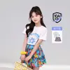 Conjunto de Ropa Infantil Tutu Elefantito para Niñas 2026 Verano Nuevo Transpirable Camiseta de Manga Corta y Falda Floral Conjunto de Dos Piezas