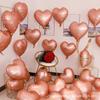 Ventas Directas de Fábrica Globos en Forma de Corazón de 18 pulgadas Globos para Decoración de Habitaciones de Boda Decoraciones para Fiestas de Cumpleaños Globos para el Día de San Valentín Venta al por Mayor