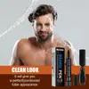 Kit de Lápiz Rellenador de Barba Eelhoe para Hombre, Lápiz de Barba Natural Impermeable, Lápiz Trazador de Barba
