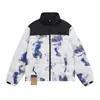 Versión Alta Transfronteriza de la Versión Norteamericana 1996 Chaqueta de Algodón Bordada Estilo Pareja Engrosada Cálida Casual Moda Chaqueta Clásica