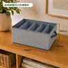 Serie de cajas de almacenamiento para ropa interior y ropa, tela no tejida, cajas organizadoras multitaladro, contenedores de almacenamiento para armario de dormitorio