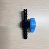 Nova Manopla Azul 16PE Tubo Válvula Passante Interruptor Soquete Pe Conexões para Tubo Válvula de Esfera Direta Microjet Irrigação por Gotejamento Engenharia