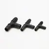 Colección de Accesorios para Tubería de PE: Conector Directo de Enchufe Interno 16mm, Tapón para Cinta de Riego por Goteo Agrícola, Codo, Te, Conector Rápido para Tubería de 20mm