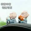 Novedoso Estilo Monje Pequeño Adornos para Coche, Accesorios Creativos para Coche, Decoraciones de Monje Pequeño para el Área del Templo del Tablero