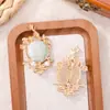 Nuevo Broche de Espejo de Flor de Osmanthus Hecho a Mano Chino Acabado DIY Estilo Chino Accesorio para Solapa Hanfu Qipao En Stock Al Por Mayor