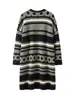 Nuevo cárdigan de punto retro de otoño e invierno 2025, 100% cachemir, cuello en V, tejido de cuatro hebras engrosado, color bloqueado, holgado, abrigo largo