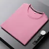 Camiseta Masculina de Seda Gelada Gordurosa Manga Curta Verão Fina Tamanho Plus Manga Meia Manga Stretch Secagem Rápida Roupas Fitness Camiseta
