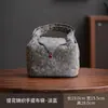 Bolsa para Set de Té Ruyi al por Mayor, Bolsa Portátil para Almacenamiento de Set de Té de Viaje, Bolso de Mano Estilo Chino, Accesorios para Ceremonia del Té