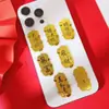 Pegatinas para Teléfono de Lámina Dorada con Oro Puro 999, Traen Riqueza y Prosperidad, Pegatinas de Princesa para Hacerse Rica, Regalos Promocionales para Atraer Clientes