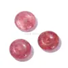 Cuentas Sueltas de Cristal de Fresa Natural, Colgante de Paz, Pixiu, Accesorios para Pulsera de Cristal Cubo de Azúcar Rojo Sangre de Paloma, Regalo para Novia para el Festival Qixi