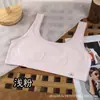 Ropa interior para niñas Chaleco Etapa de desarrollo 1 Niños de primaria Estudiantes de secundaria Sujetador fino de verano para niñas