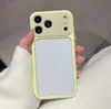 Diseño Avanzado de Ventana Grande con Agujeros de Precisión Adecuado para Funda de Teléfono Transparente iPhone 17 Pro Max, Botón de Cámara Apple 16 Anti-Caídas