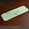 Alfombrilla Pequeña de Té Seco Estilo Chino Burbuja Pequeña Alfombrilla de Mesa Larga para Té Estilo Chino Aislante Térmico Alfombrilla para Taza de Té Tetera Impermeable Alfombrilla de Té