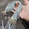Corda Ajustável para Pingente de Jade Joia Jade Hetian Jaspe Jade Gordura de Carneiro Acessórios de Jade Corda Corda de Fio de Jade Telescópica