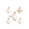Accesorios de Joyería de Aleación para Hacer Manualidades con Forma de Gota de Aceite Bolsita de Maquillaje para Niñas Accesorios de Tacones Altos Pulsera Pendientes Colgante W507