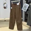 399 fuera de línea, estilo montaña para exteriores, cintura elástica, forro polar, cálidos, cortavientos e impermeables pantalones de trabajo, pierna recta, estilo parachute casual para mujer