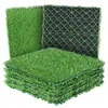 Césped Artificial Verde Simulado Césped Artificial Ensamblado Colgante Césped Artificial para Pavimentación de Jardín de Infancia Alfombra de Césped Césped Decorativo para Balcón